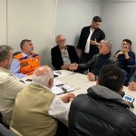 Reunião de dirigentes da CUT-RS e centrais com o ministro 
Paulo Pimenta, semana passada
