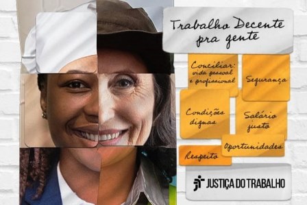 Campanha Trabalho Decente - Justiça do Trabalho - site